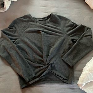 Lululemon Knotted Long Sleeve Sweater